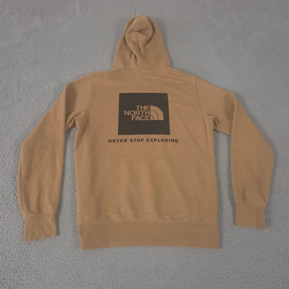 LOT OF 2 The North Face Hoodie Mens Small Red Box Logo Pullover Half Dome Fleece